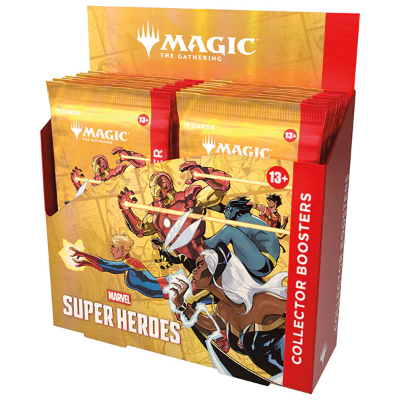 Universes Beyond Marvel Super Heroes - Collector Booster Display