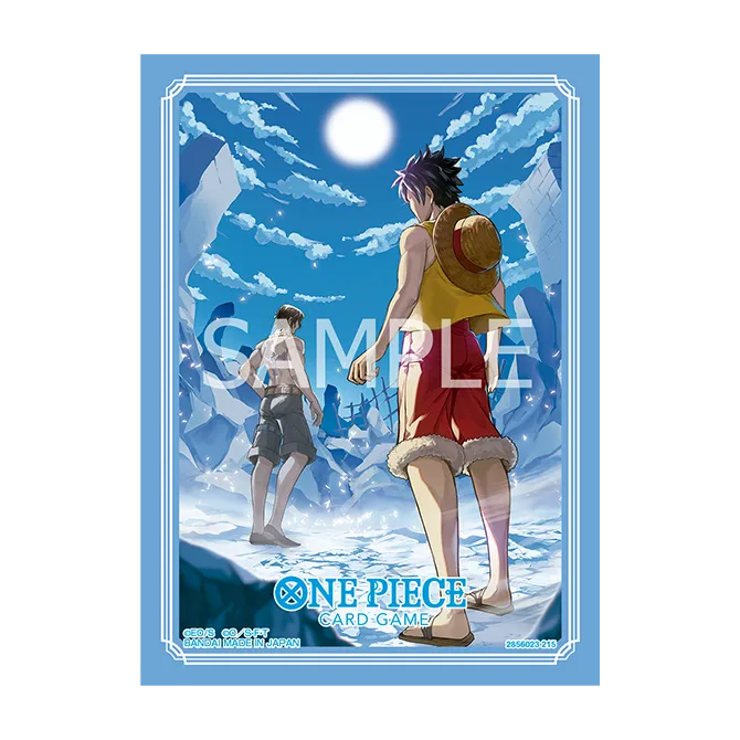 OFFICIAL CARD SLEEVES ACE & LUFFY