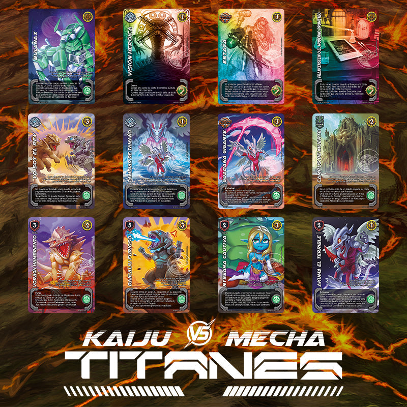 3 Mystery Box Kaiju vs Mecha: Titanes - Invasores Galácticos + Rayo Gaia