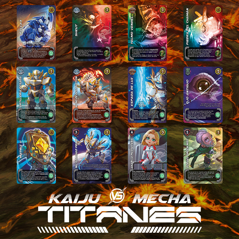 3 Mystery Box Kaiju vs Mecha: Titanes - Defensores Legendarios + Fisión Nuclear