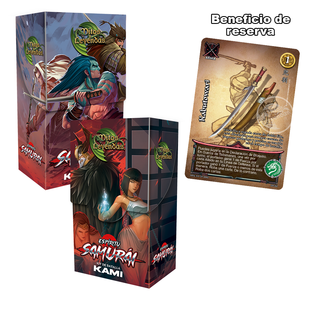 Pack 2 Kit De Batalla: Katana Y Kami – Espiritu Samurai Myl