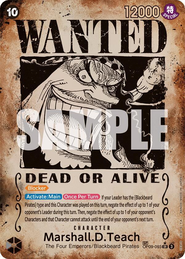 Marshall.D.Teach Wanted Poster OP09-093