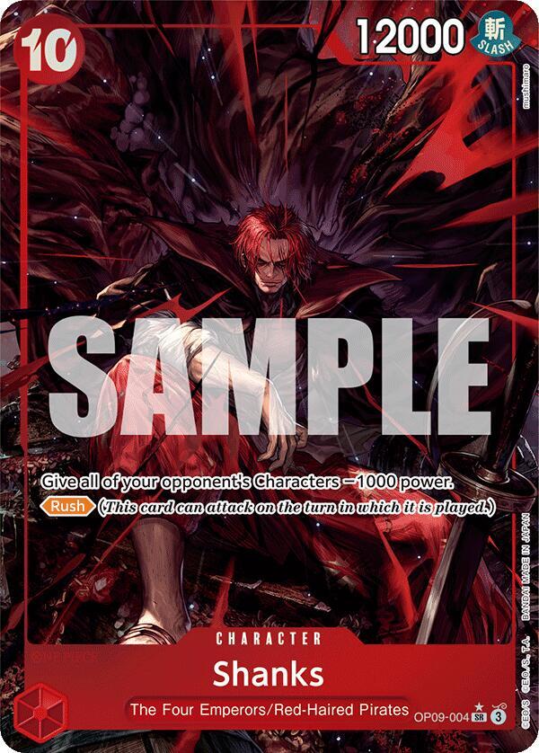 Shanks Alternate Art OP09-004