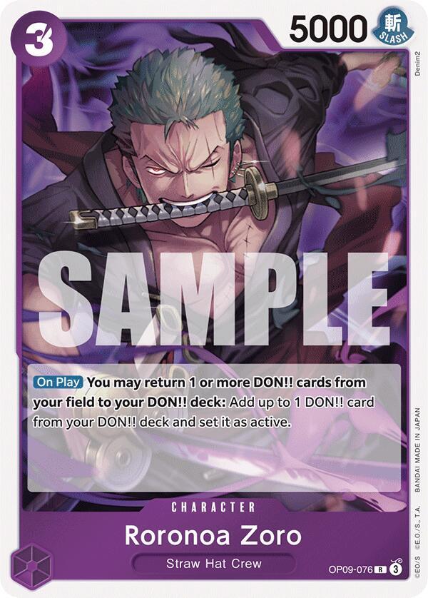 Roronoa Zoro OP09-076