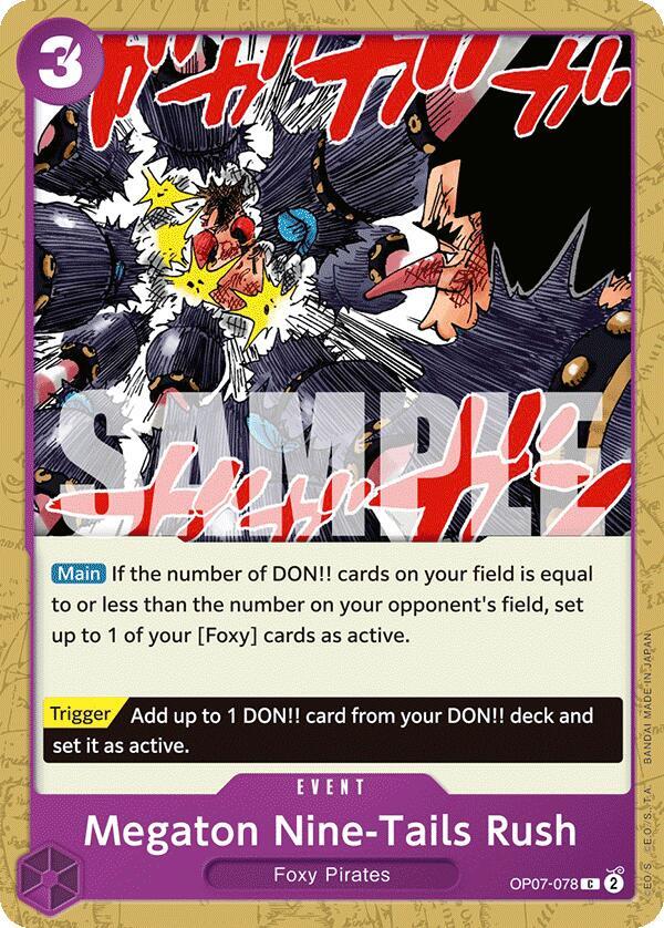 Megaton Nine Tails Rush op07-084