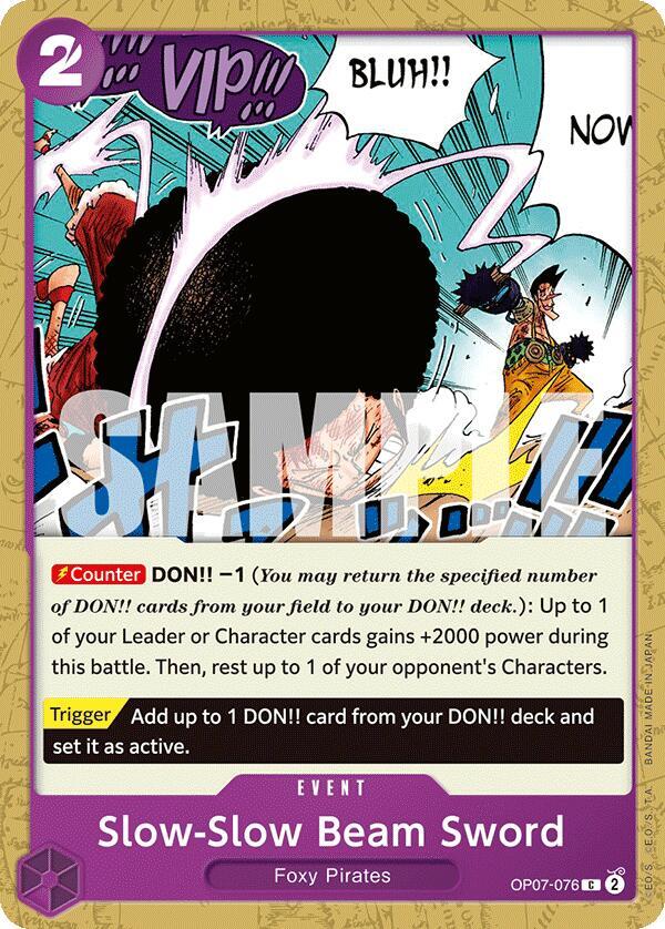 Slow Slow Beam Sword op07-041
