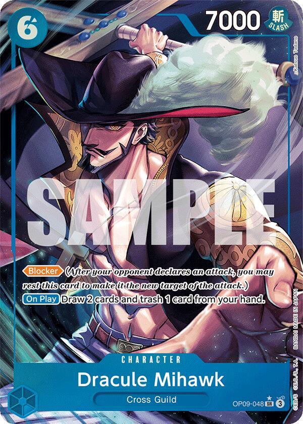 Dracule Mihawk Parallel OP09-048