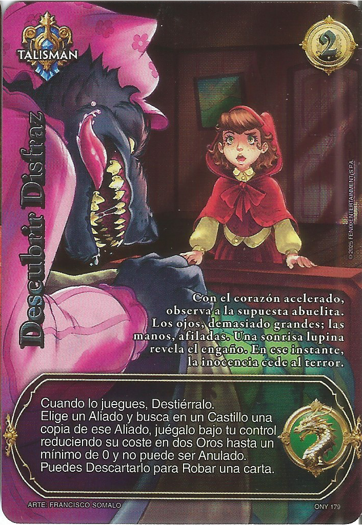 Descubrir disfraz (Onyria)