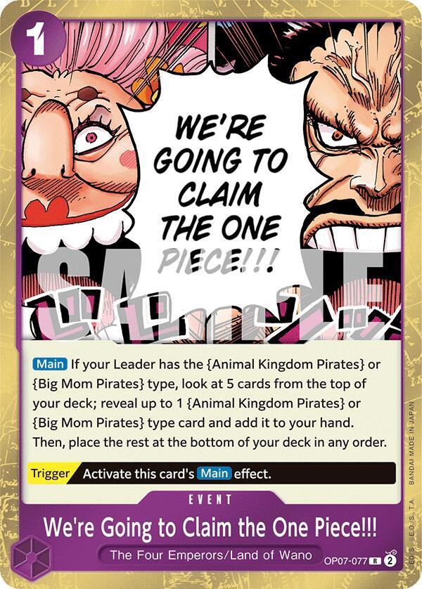 We´re Going to Claim The One Piece!!! op07-039