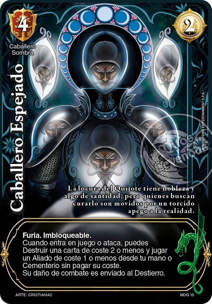 Caballero espejado (Onyria)
