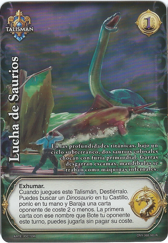 Lucha de saurios (Onyria)