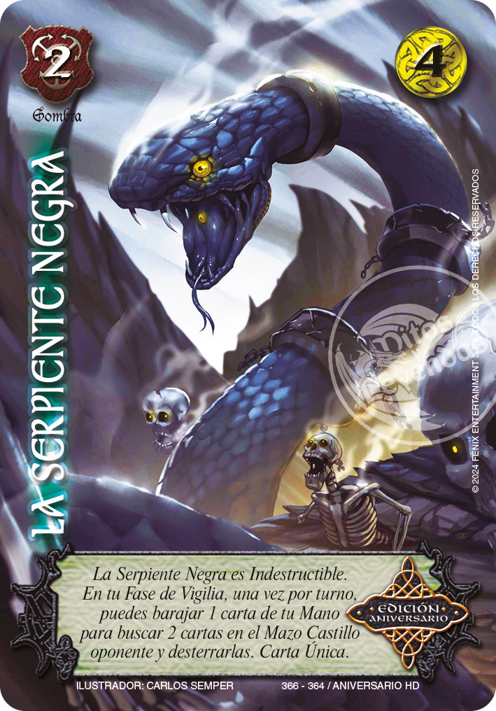 La serpiente negra Full art