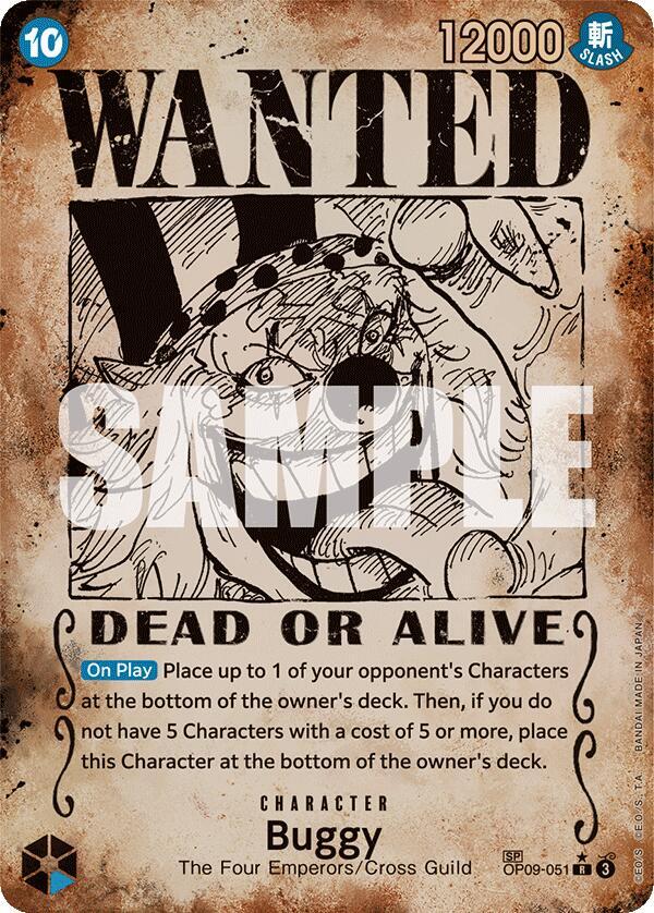 Buggy Wanted Poster OP09-051