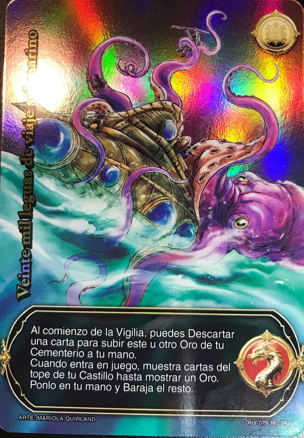 Veinte mil leguas de viaje submarino Arte alternativo (Onyria)