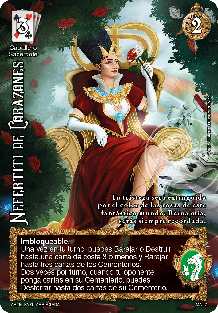 Nefertiti de corazones (Onyria)