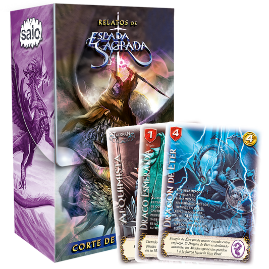 Relatos Espada Sagrada Corte de la Furia + 3 cartas exclusivas