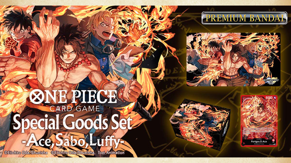 ONE PIECE CARD GAME Special Goods Set -Ace/Sabo/Luffy-