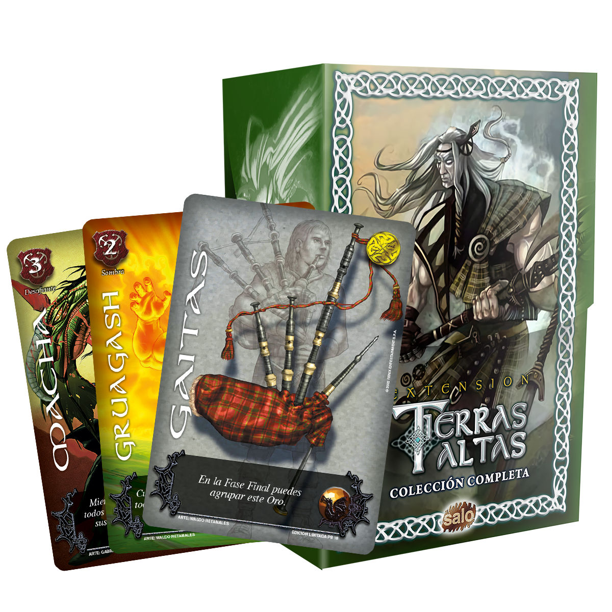 Colección Completa 20 años "Tierras Altas" en Caja Coleccionable + 3 Cartas Edición Limitada