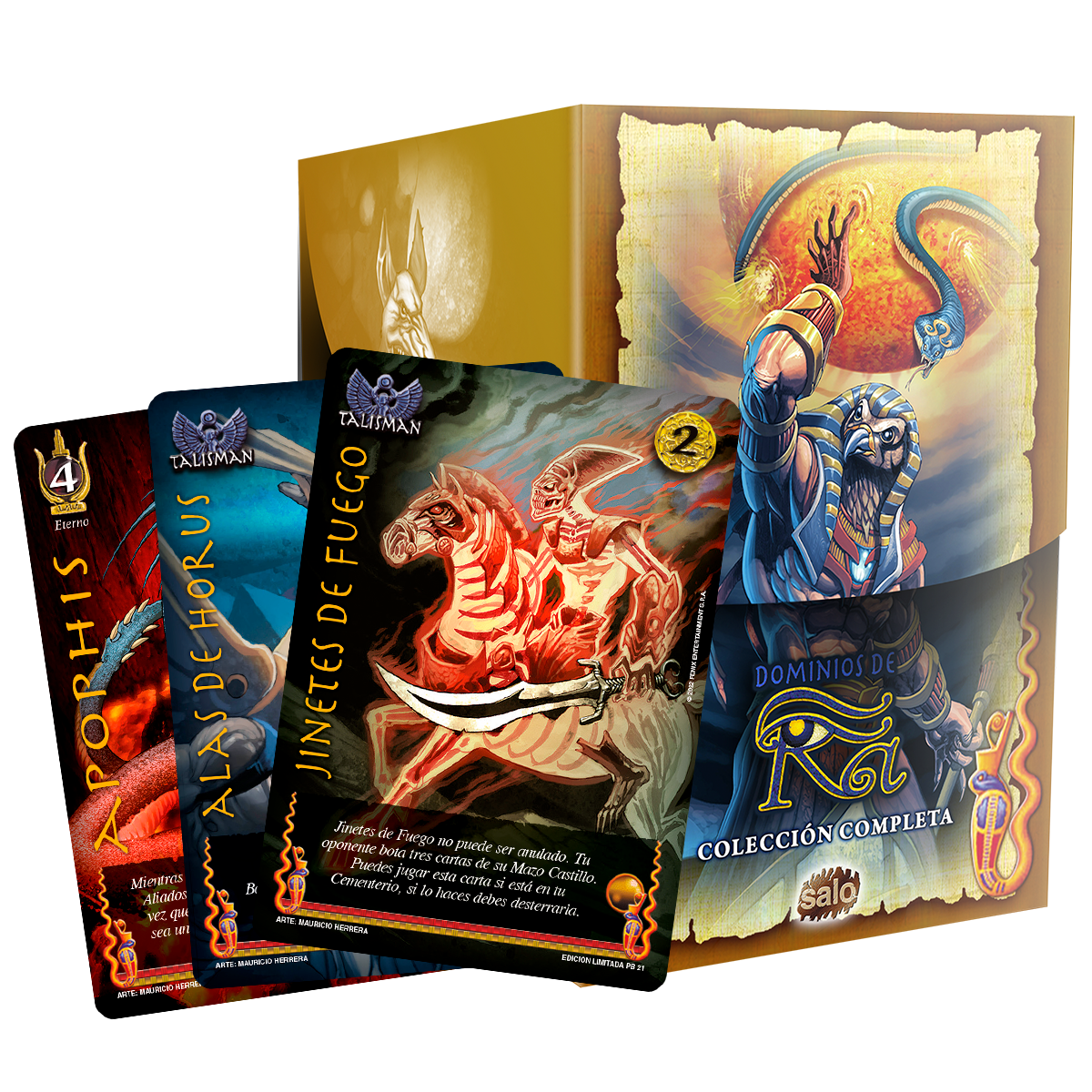 Colección Completa 20 Años "Dominios de Ra" en Caja Coleccionable + 3 Cartas Edición Limitada